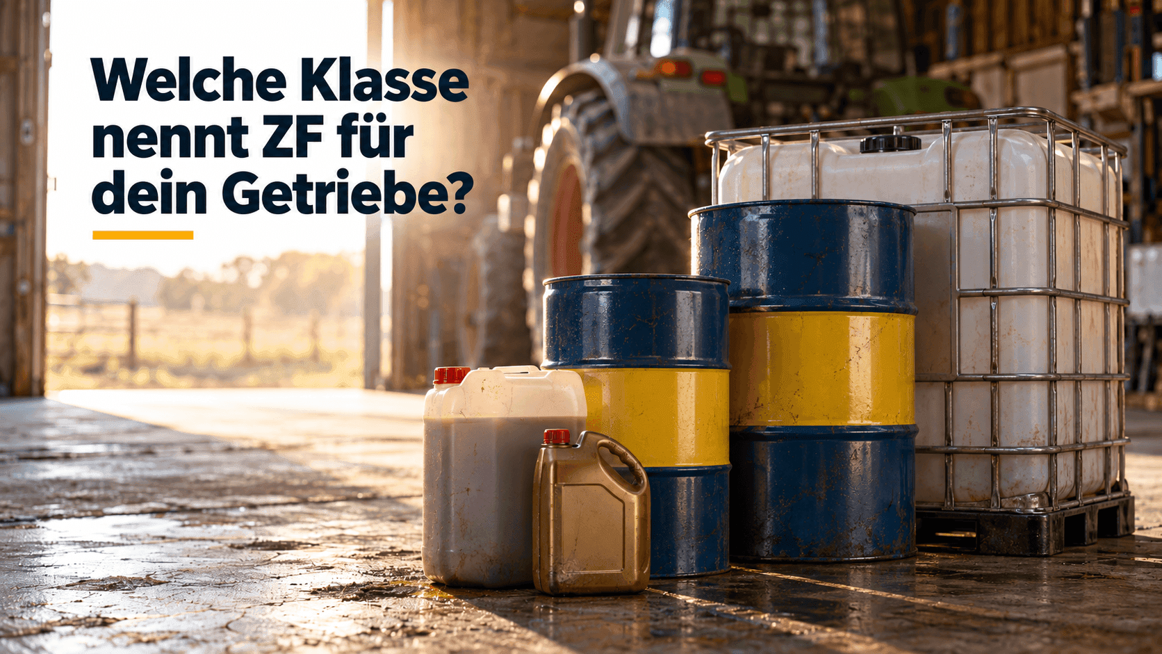 ZF TE-ML 06: Welches Öl braucht dein Traktorgetriebe?