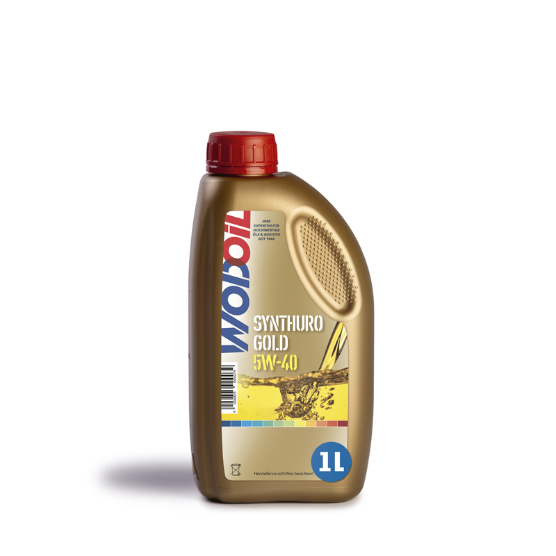 Motoroel Synthuro Gold 5W40 1 Liter Flasche